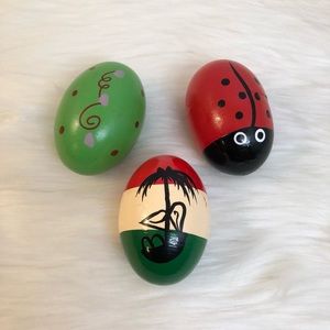 Musical Eggs / Wooden Egg Shakers Musical Toys